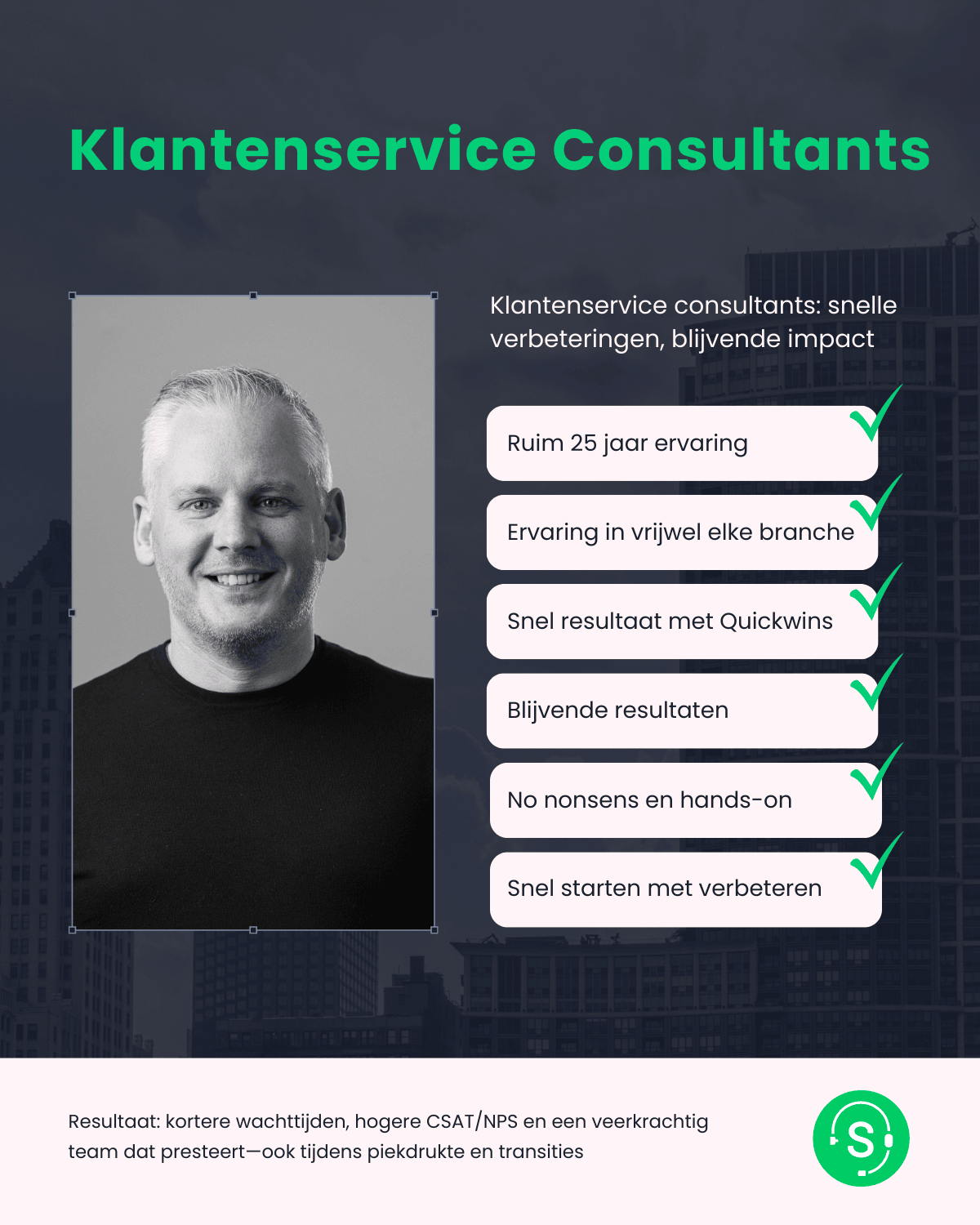 Klantenservice consultants: snelle verbeteringen, blijvende impact​. SpangenbergGroep