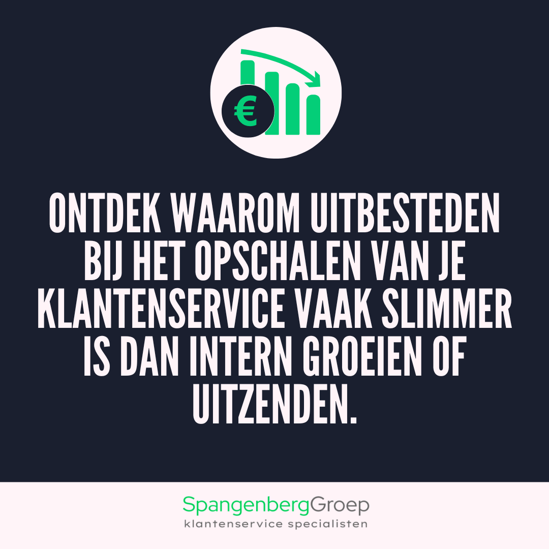 Ontdek waarom uitbesteden bij het opschalen van je klantenservice vaak slimmer is dan intern groeien of uitzenden. Inclusief kostenvergelijking.